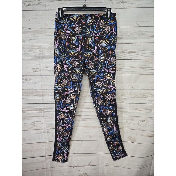FREE PEOPLE MOVEMENT Womens Liza Size Small High Waist Mesh Full Length Leggings - Picture 1 of 9